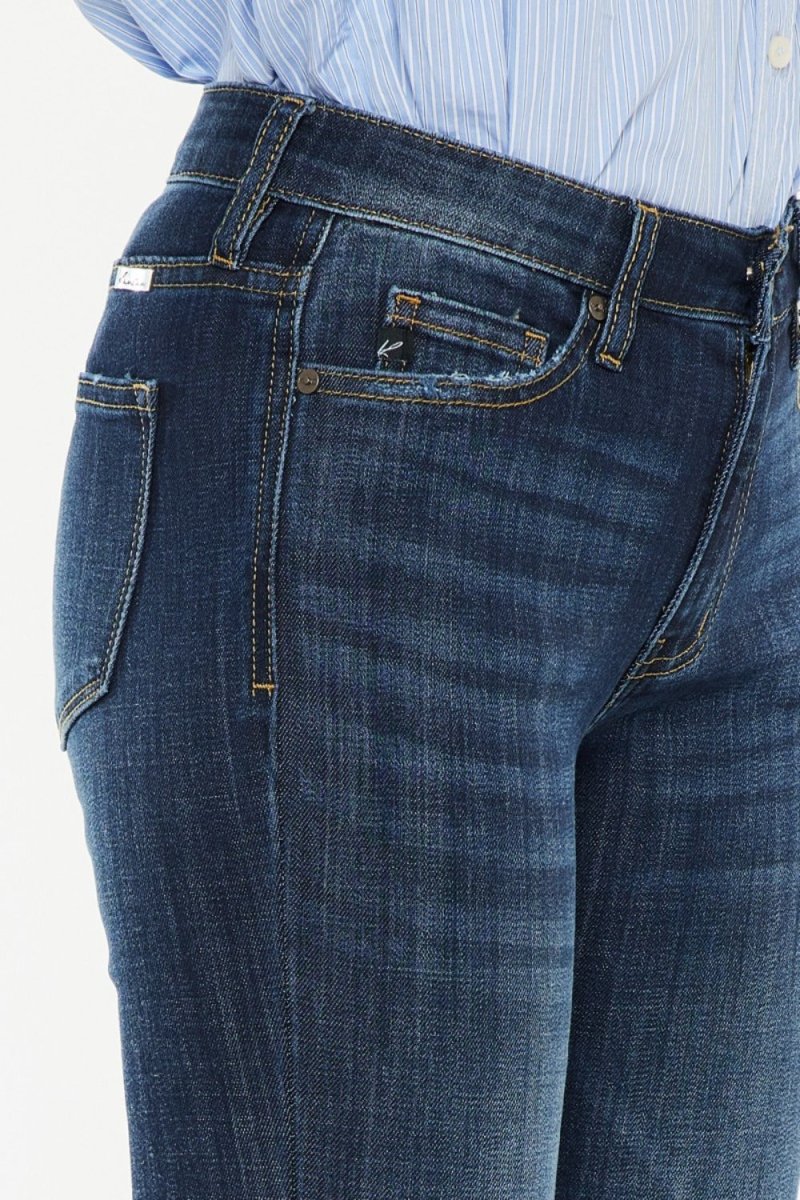 Kancan Full Size Mid Rise Flare Jeans - Bottoms Sale